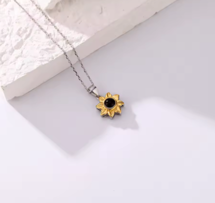 Sunflower Necklace