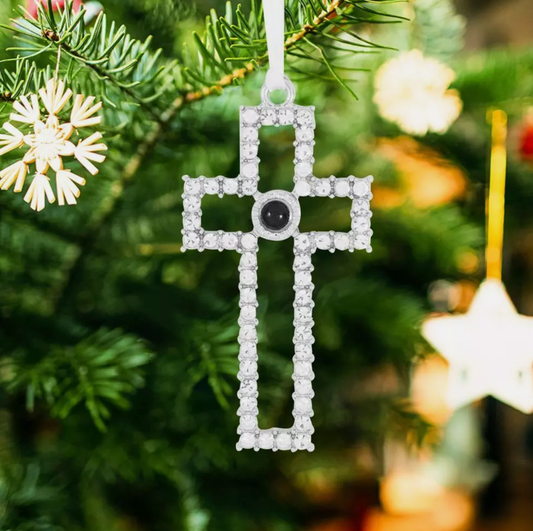 Cross Photo Ornament