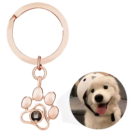 Paw Print Keychain