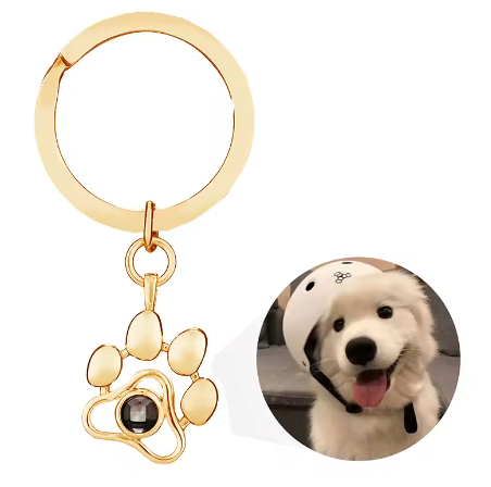 Paw Print Keychain