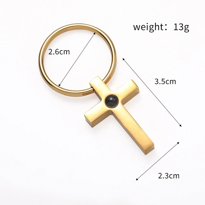 Cross Keychain